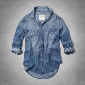 Abercrombie eddy chambray shirt