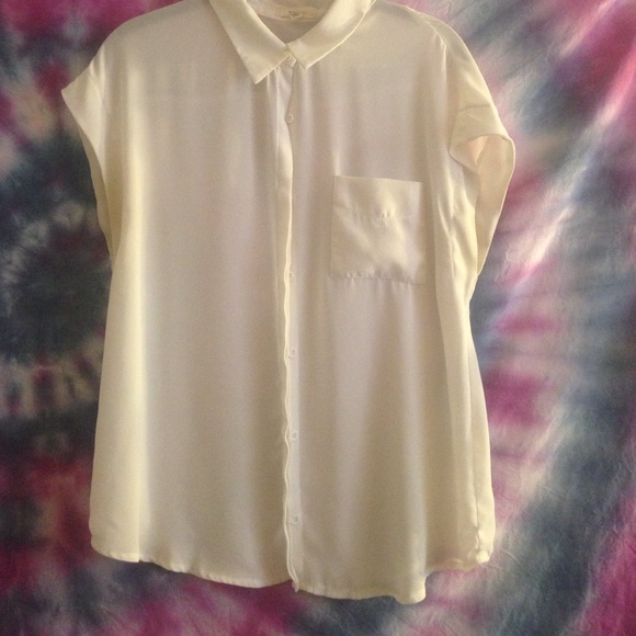 White button up top!