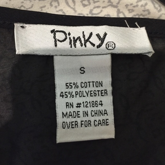 Sequin black tee with sheer back and sleeves - Picture 4 of 4