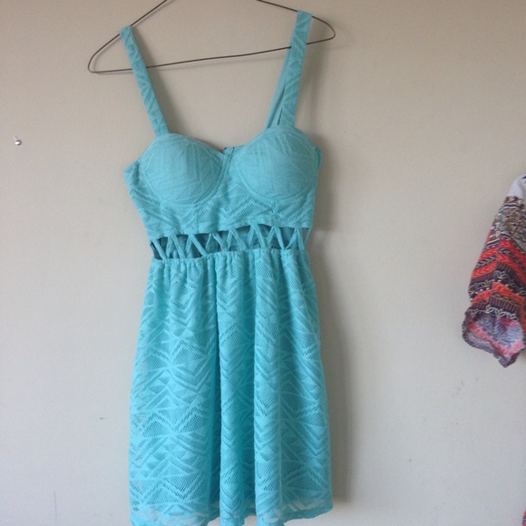 Blue dress