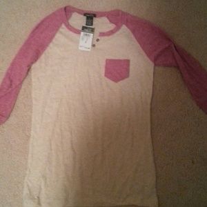 Pink/tan shirt