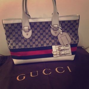 Monogram Gucci handbag