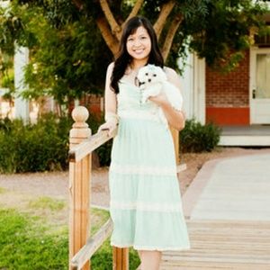 Modcloth lacy in the sky dress