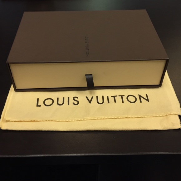 Authentic Louis Vuitton dust bag and box