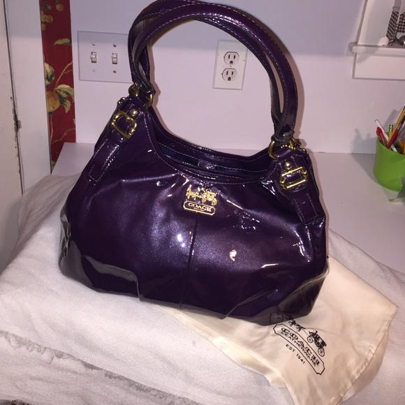 Plum Coach Purse