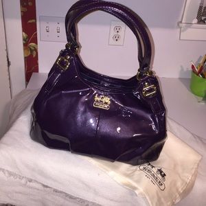 Plum Coach Purse