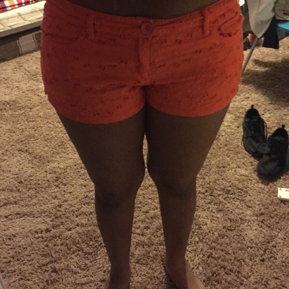 Orange printed shirts