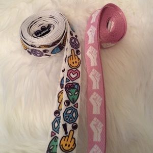 German Jeans 420 Rainbow Shoelaces