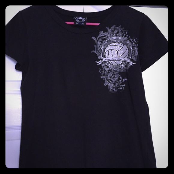 Sparkly volleyball tshirt