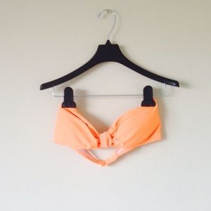 Orange bathing suit top