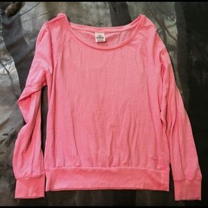 Victorias Secret neon pink lightweight top XS