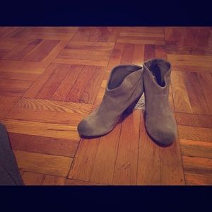 Suede booties