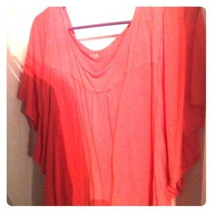 Peach/Pink short sleeve top