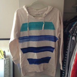 DKNY Tunic Watercolor Hoodie