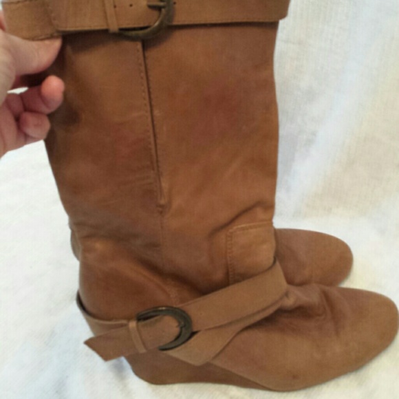 Kenneth Cole reaction wedge boots