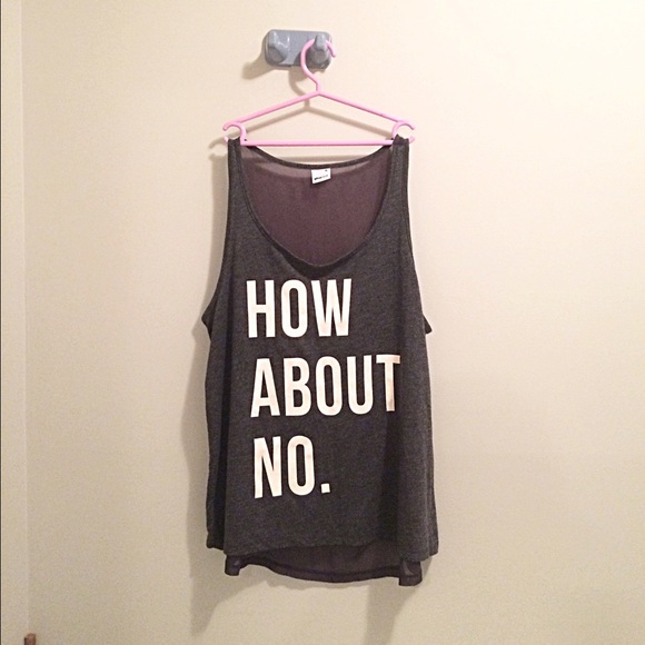 dark grey / sheer graphic tank top