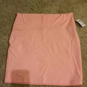 Coral bodycon mini size large