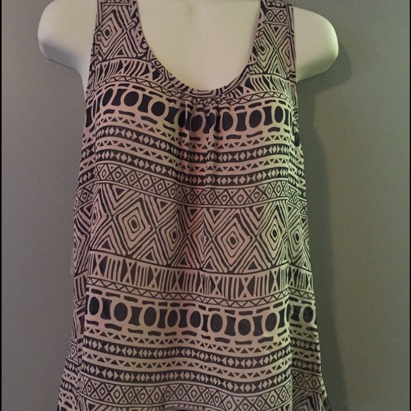 sheer tribal top