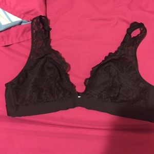 Black lace Bralette size medium/large new w/o tags