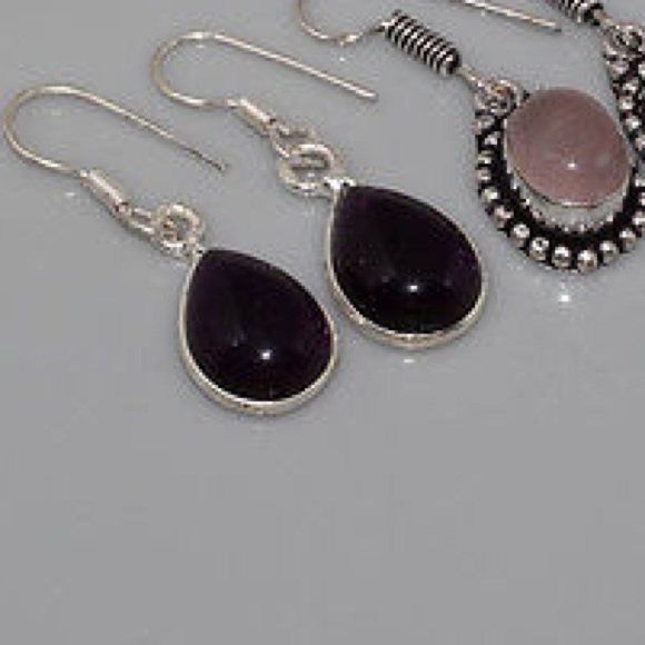 Amethyst/silver earrings
