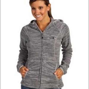 Barely worn North Face Women's TKA hoodie, gray SM