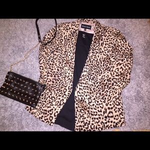 🐯 Leopard 3/4 Sleeve Blazer 🐯