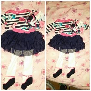 2 piece outfit with shoes