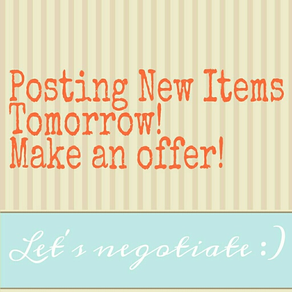 New items coming all week!