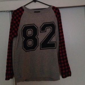 Flannel Crewneck