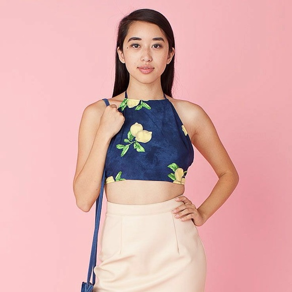 American Apparel California Selects Lemon Halter