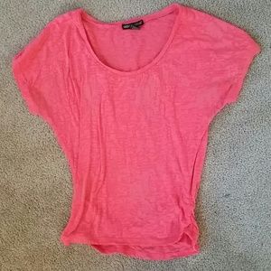Bright pink T-shirt