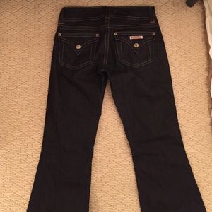 Hudson bootcut stitched jeans