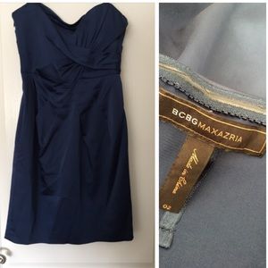 Navy blue formal dress