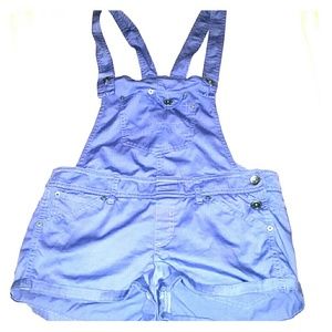 United Colors of Benetton, purple short overalls!