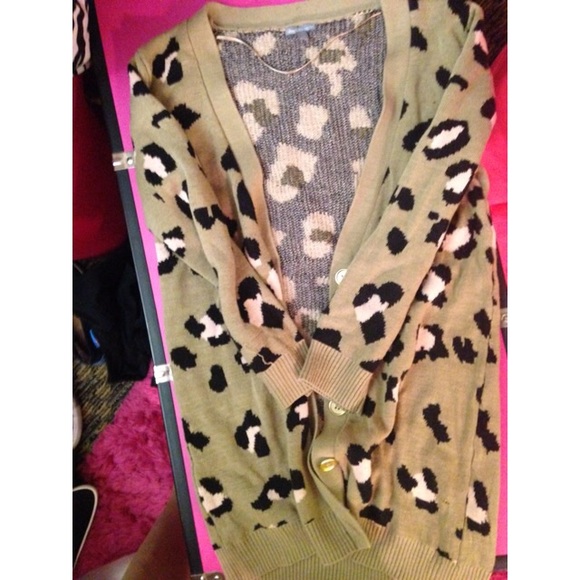 Printed cardigan