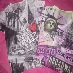 Two Blingy NYC t-shirts
