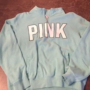 Tiffany blue PINK half zip!