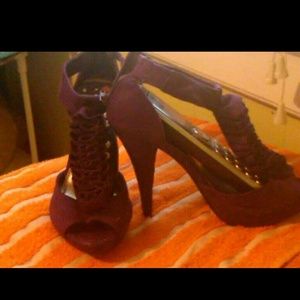 Cute plum colored heels