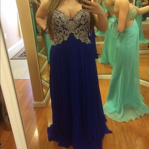 NEW Royal Blue Prom Dress