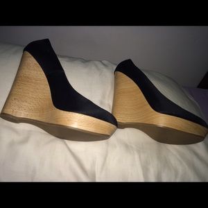 *•AUTHENTIC•* YSL Yves Saint Laurent satin & wood