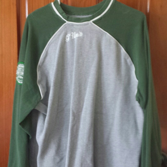 G-Unit grey and green sweat shirt - Picture 2 of 2