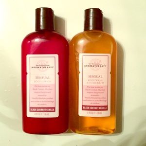 Aromatherapy body was and lotion set