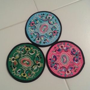 Exotic beverage coasters
