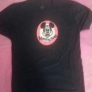 Dark gray mouseketeers t-shirt
