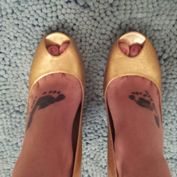 Aldo copa cabana gold wooden peeptoes - Picture 3 of 4