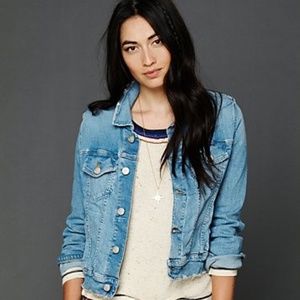 Free People + m2f denim jacket