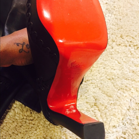 SOLD Christian Louboutin Over-the-knee Boots Sz 10 - Picture 2 of 4