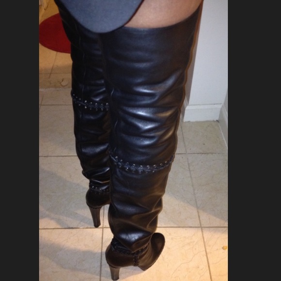SOLD Christian Louboutin Over-the-knee Boots Sz 10 - Picture 4 of 4