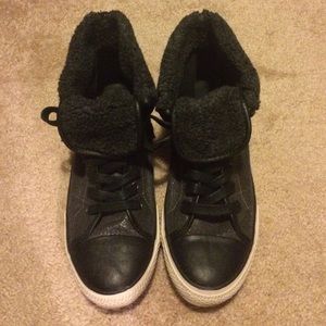 ALDO fur lined sneakers