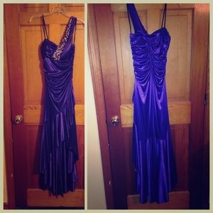 Purple prom dress!